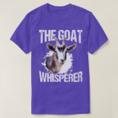 Die Ziege Whisperer Funny Goat Lover Bauer Geschen T-Shirt (Design vorne)