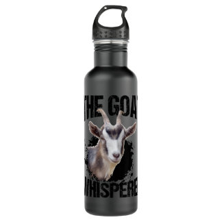 Die Ziege Whisperer Funny Goat Lover für Bauer Gif Edelstahlflasche