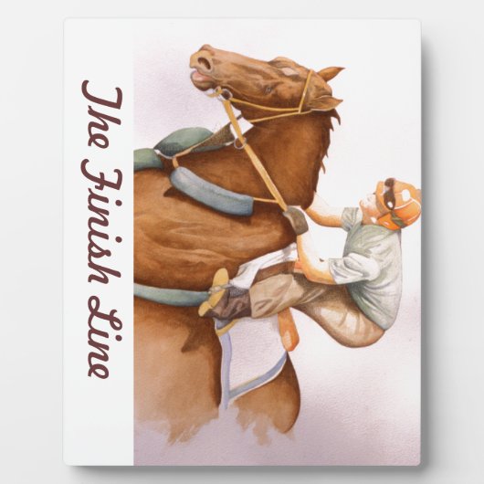 Die Ziellinie Fotoplatte (Vorderseite)