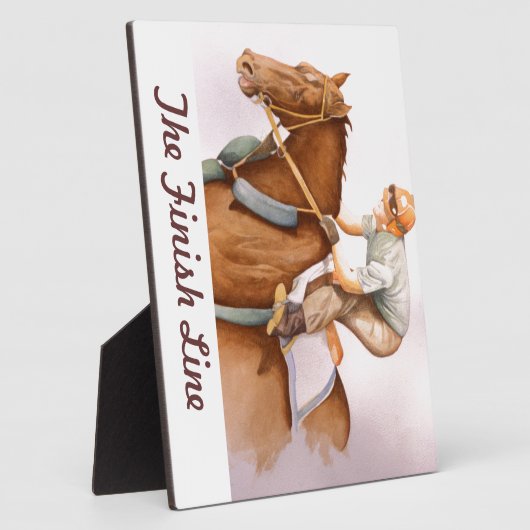 Die Ziellinie Fotoplatte (Seite)