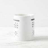 Die Ziffer des Freimaurers (Kriptographie) Kaffeetasse (Mittel)