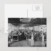 Die Zigarrenherstellungsabteilungen Postkarte (Vorne/Hinten)