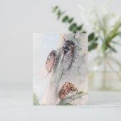 DIE ZIKADE 2 POSTKARTE (Stehend Vorderseite)