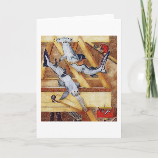 Die Zimmerleute Karte (Vorderseite)