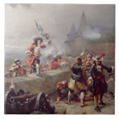 Die Zinnen (Öl auf Leinwand) stürmen Fliese (Vorderseite)