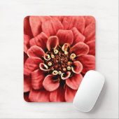 Die Zinnia-Details sind fröhlich, aber nicht beson Mousepad (Mit Mouse)