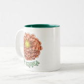 Die Zinnia leftie Tasse (Vorderseite Links)
