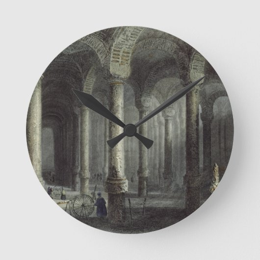 Die Zisterne Bin-Veber-Direg, oder die Tausenden u Runde Wanduhr (Vorderseite)