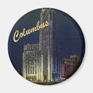 Die Zitadelle am Vintagen Abend Magnet