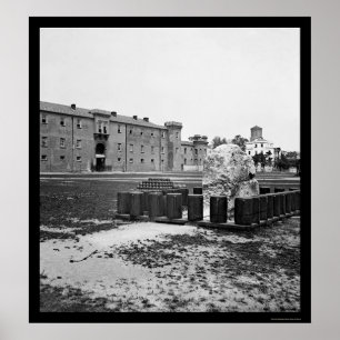 Die Zitadelle in Charleston, Sc 1865 Poster