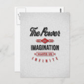 Die Zitate des Powers Inspiration Postkarte (Vorne/Hinten)