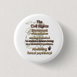 Die zivile Rechtbewegung des Jahrtausends Button