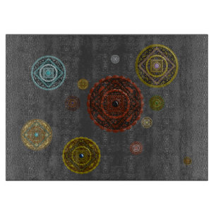 Die Zodiac-Glasschneidplatte Schneidebrett