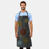 Die Zodiac-Mandalas-All-over-Print-Schürze Schürze (Getragen)