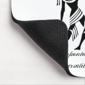 Die Zodiac-Zodiac-Zodiac-Charakteristika sind indi Mousepad (Ecke)