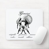 Die Zodiac-Zodiac-Zodiac-Charakteristika sind indi Mousepad (Mit Mouse)