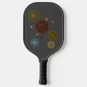 Die Zodiaka-Mandalase Pickleball Schläger (Rückseite)