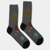 Die Zodiaka-Mandalase Socken (Rechts)