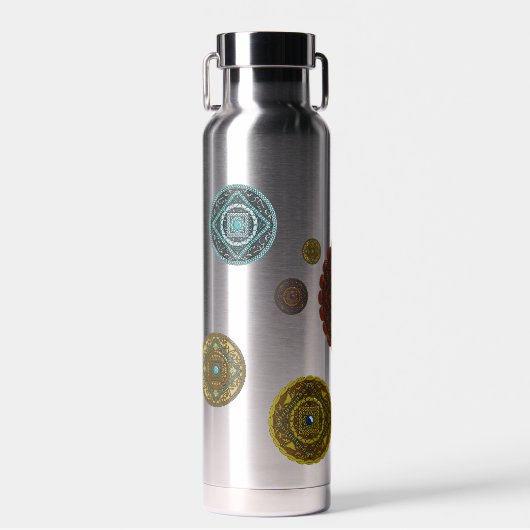 Die Zodiaka-Mandalase Trinkflasche (Vorne)
