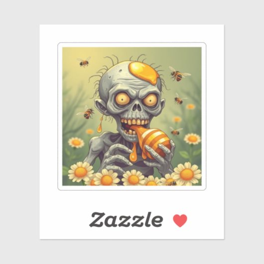 Die "zomBEE" Aufkleber (Blatt)