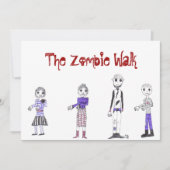 Die Zombie laden... Einladung (Vorderseite)