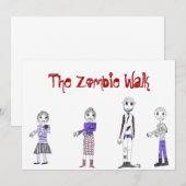 Die Zombie laden... Einladung (Vorne/Hinten)