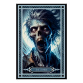 Die Zombie-Tarot-Karte Poster (Vorderseite)