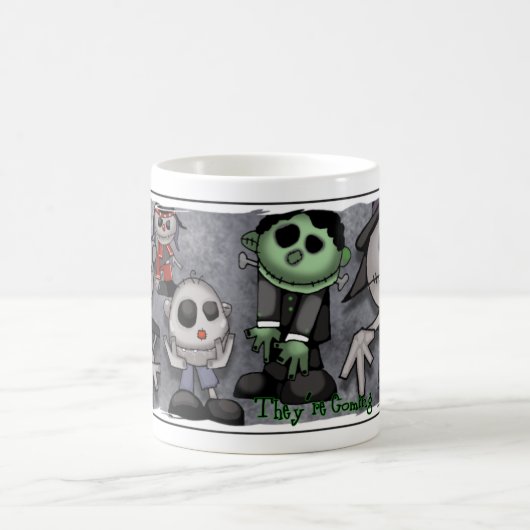 Die Zombies kommen Kaffeetasse (Mittel)