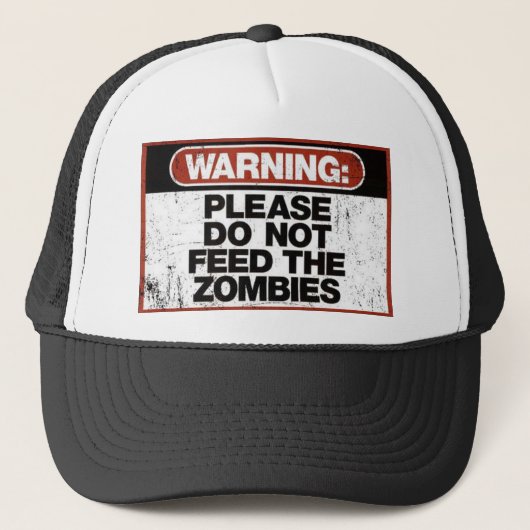 Die Zombies-T - Shirt nicht Gefüttert Truckerkappe (Vorderseite)