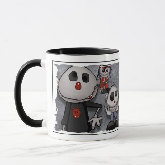 Die Zombiewecker-Tasse Tasse (Links)