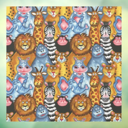 Die Zoo-Crew Fensteraufkleber (Blatt 3)