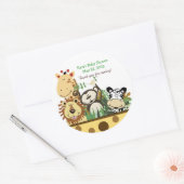 Die ZOO-CREW (Gelb), Aufkleber für benutzerdefinie (Umschlag)