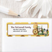 DIE ZOO-CREW (GELBEN)-DRUCKETIKETTEN (Insitu)