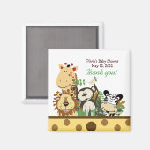 DIE ZOO-CREW (YELLOW) Gönnermagnet Magnet (Vorderseite/Rückseite)