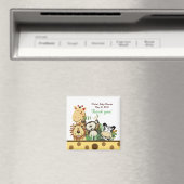 DIE ZOO-CREW (YELLOW) Gönnermagnet Magnet (In Situ (Geschirrspüler))