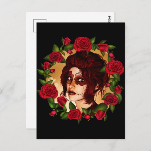 Die Zuckerpuppe Postkarte (Vorne/Hinten)