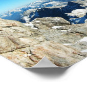 Die Zugspitze, Deutschland Poster (Ecke)