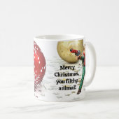 Die Zuhause allein Weihnachts-Tasse Kaffeetasse (VorderseiteRechts)