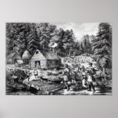 Die Zuhause des Pioniers an der Western-Grenze Poster (Vorne)