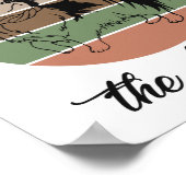 Die Zuhause ist dort, wo der Hund ist, japanischer Poster (Ecke)