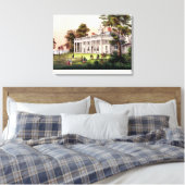 Die Zuhause von George Washington Leinwanddruck (Insitu (Schlafzimmer))