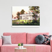 Die Zuhause von George Washington Leinwanddruck (Insitu (Wohnzimmer))