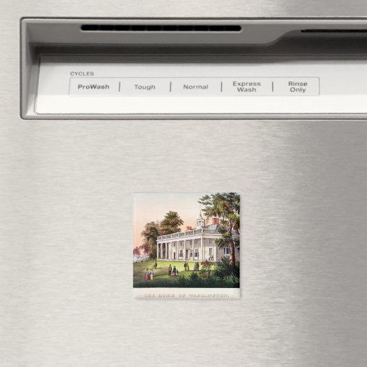 Die Zuhause von George Washington Magnet (In Situ (Geschirrspüler))