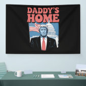 Die Zuhause von Präsident Trump Daddy bringt Ameri Banner (Messe)