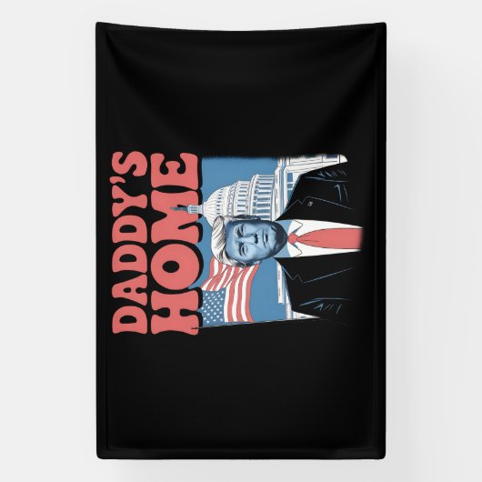 Die Zuhause von Präsident Trump Daddy bringt Ameri Banner (Vertikal)