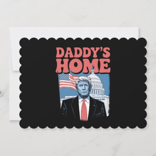 Die Zuhause von Präsident Trump Daddy bringt Ameri Einladung (Vorderseite)