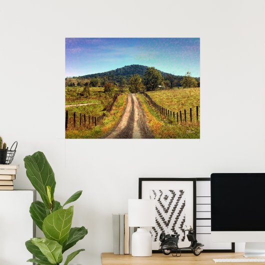 Die Zuhause zur Verknüpfung Poster (Heimbüro)