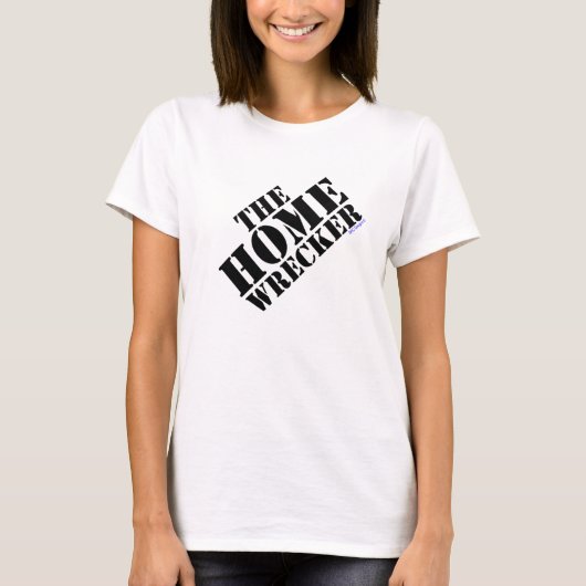 DIE ZUHAUSEwrecker-SPAGHETTI-SPITZE T-Shirt (Vorderseite)