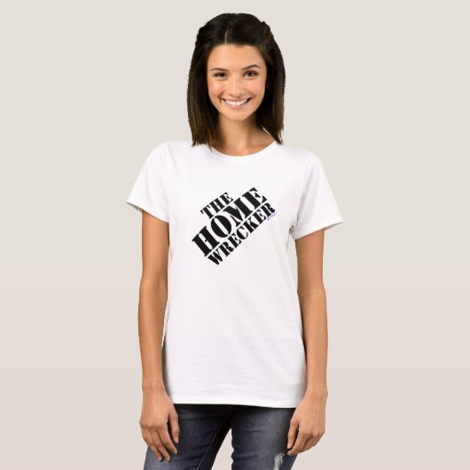 DIE ZUHAUSEwrecker-SPAGHETTI-SPITZE T-Shirt (Vorne ganz)