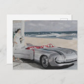 Die Zukunft aus den 50er Jahren Postkarte (Vorne/Hinten)